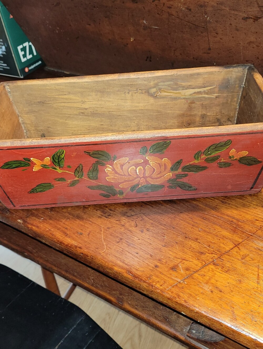 Vintage Folk Art Box